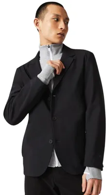 Image de Blazer pour homme Lacoste, coupe classique, élégant, noir, taille S