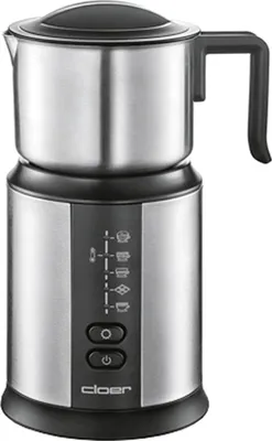 Produktbild von CLOER 7789 Milchaufschäumer schwarz/silber