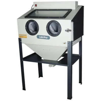Produktbild von Sandstrahlkabine SBC220 weiß 220L 710L/min 4-8 bar Sandstrahlanlage Sandstrahlen