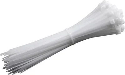 Zdjęcie produktu dla Opaski zaciskowe Meister 200 x 4,8 mm, 100 sztuk, białe – wu7452560