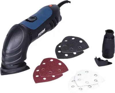 Obrázek produktu pro Bruska 280 W se sadou 6 kusů brusného papíru a adaptérem pro odsávání prachu