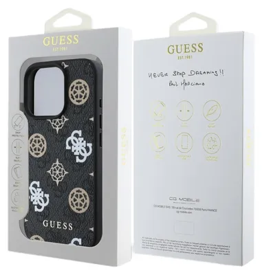 Obrázok produktu pre GuessPolyuretánpuzdro 4G Peony MagSafe iPhone 16 Pro Max Schwarz