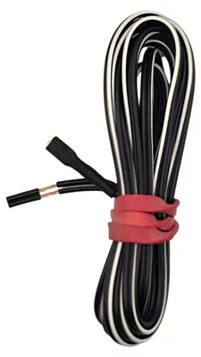Produktbild von Lichtkabel Dynamokabel Fahrradkabel 2-adrig 2100 mm FSH Stecker abisoliert