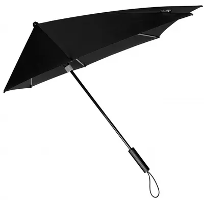Produktbild von Impliva sturmschirm STORMaxi 100 cm Polyester schwarz/grau