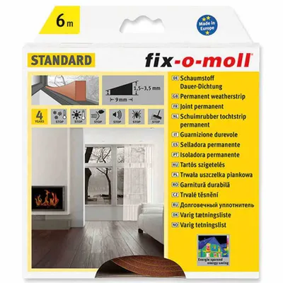 Produktbild von Schaumstoff-Dauer-Dichtung fix-o-moll 6m braun