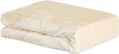 Produktbild von Plüsch Spannbettlaken 90-100 x 200 cm + 30 cm mit Rundumgummizug - Cashmere Touch 180 gsm Beige