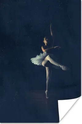 Produktbild von MuchoWow® Poster Junge Ballerina 120x180 cm - Kunstposter