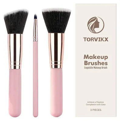 Image de Ensemble de 3 pinceaux de maquillage