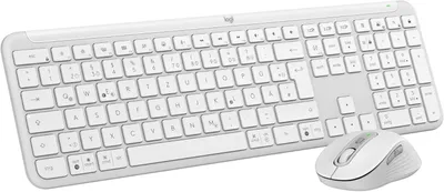 Obrázek produktu pro Logitech MK950 Signature Slim bezdrátová klávesnice a myš, Bluetooth, tichá, pro více zařízení (3), Windows Mac, rozložení DEU QWERTZ