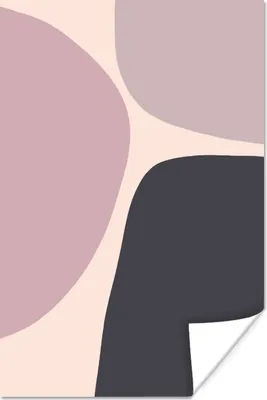 Produktbild von MuchoWow® Poster Pastell - Gestaltung - Minimalismus 120x180 cm - Kunstposter