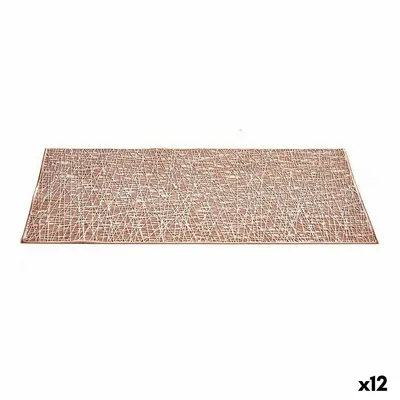 Obrázek produktu pro Podtácek Růžový plast (45 x 0,01 x 30 cm) (12 kusů)