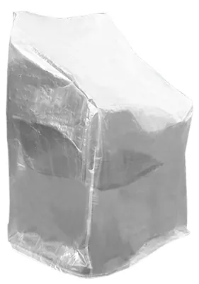 Image de Housse de protection pour chaise de jardin | Transparente | 65x65x120/80 cm