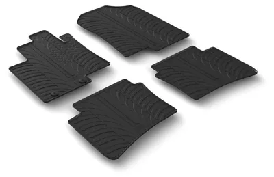 Produktbild von LAMPA Fußmatten Set Gummi für HYUNDAI Bayon (BC3) Vorne+Hinten