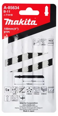Produktbild von Makita A-85634 Stichsägeblatt B-11