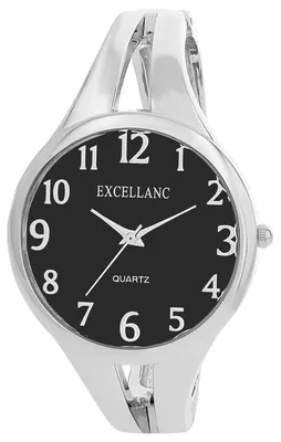 Produktbild von Damenuhr mit Quarzuhrwerk, 36 mm Gehäuse, Metall, Mineralglas, Spangenuhr