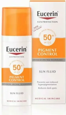 Zdjęcie produktu dla Eucerin Fluid przeciwsłoneczny Pigment Control Spf50 Skóra z przebarwieniami 50ml