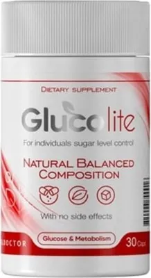 Produktbild von Glucolite Nahrungsergänzungsmittel Zur Unterstützung Der Zuckerregulierung 30 Kapseln