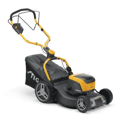 Produktbild von STIGA Akku-Rasenmäher Combi 548e S | Inklusive 48 Volt Akku & Schnellladegerät | Fangkorb & Mulchfunktion | Radantrieb | ergonomischer Fulcrum Holm