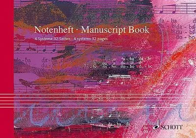 Produktbild von Notenheft Din A5 quer