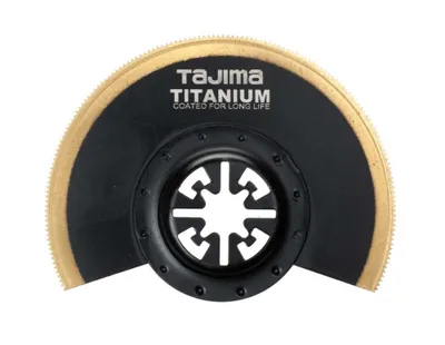 Produktbild von TAJIMA Sägeblatt für Oszillierende Maschinen /Universal 88mm HSS Titan halbrund, TAJ-30880