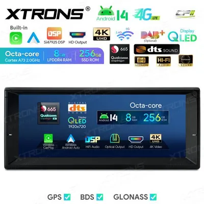 Produktbild von Xtrons IQ1439BH Android Autoradio BMW E39 8/256 GB Navigation DSP Bluetooth