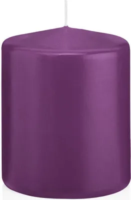 Produktbild von Stumpenkerzen in RAL-Qualität Brombeere Ø 78 x 100 mm, 8 Stück