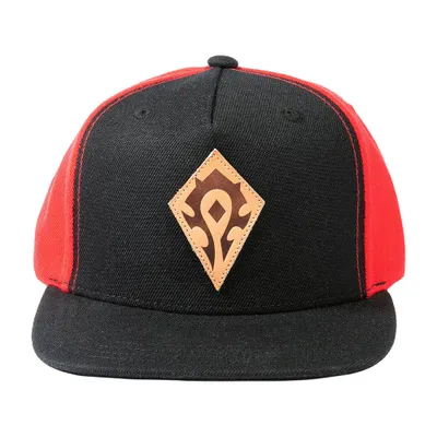 Immagine prodotto di WORLD OF WARECRAFT - Cappello Snapback con emblema in pelle dell'Orda