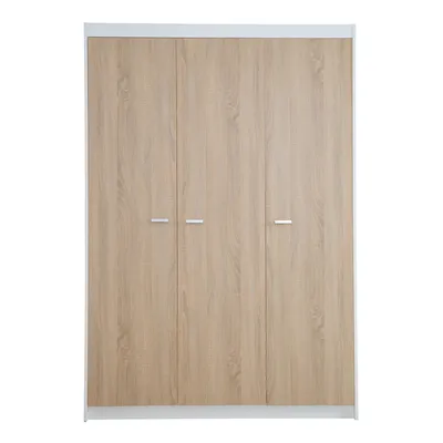 Produktbild von roba Zimmerset 'Gabriella', 3tlg, bicolor, inkl. Bett 70x140cm, Wickelkommode mit 3 Schubladen, Schrank 3-türig