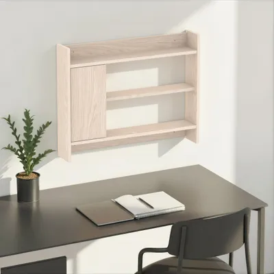 Produktbild von Decortie Fleet Wandschrank Hängeschrank Natürliche Eiche 85x14,7x66 cm