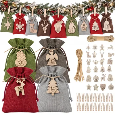 Adventskalender zum Befüllen, Farbe 3