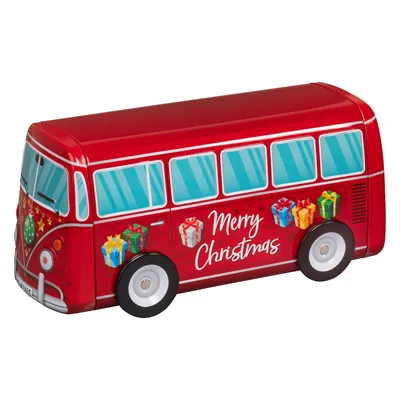 Produktbild von Wicklein Nürnberger Lebkuchen in Merry Christmas Bus Dose 300g