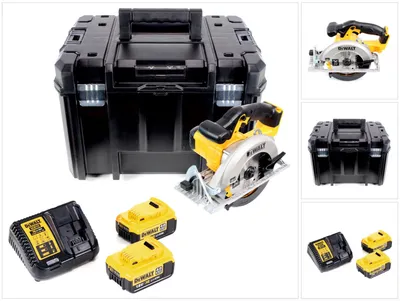 Produktbild von DeWALT DCS391M2 Akku Handkreissäge 165mm 18V 460W Kreissäge 2x Akkus 4Ah TSTAK Koffer