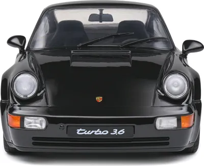 Zdjęcie produktu dla Porsche 911 (964) Turbo 3.6 Black 1993 - SOLIDO 1:18
