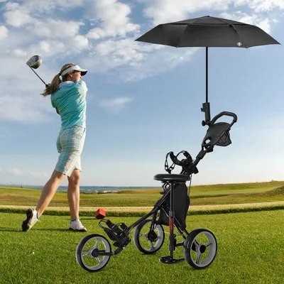 Obrázok produktu pre Golfový vozík - golfový skúter - golfový vozík - golfový kočík - golfový vozík na tlačenie a ťahanie - skladací - ľahký