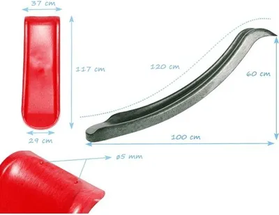Image de Toba toboggan H:600 bleu