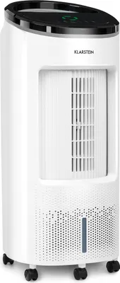 Produktbild von Klarstein Luftkühler mit Wasserkühlung, Leiser 4-in-1 Verdunstungskühler, Luftbefeuchter, Ventilator & Nachtmodus, Mobile Klimageräte Luftkühler 7L, 65W Air Cooler, 330m³/h Kühlender Luftstrom