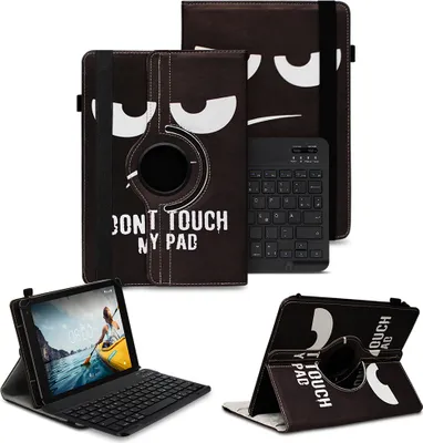 Produktbild von Schutzhülle Tastatur für XGODY M10 Tasche Bluetooth Tablet Hülle QWERTZ CaseFarben:Motiv 5