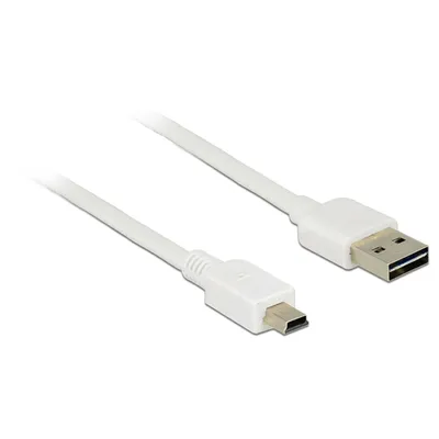 Produktbild von Kabel DeLock EASY, USB 2.0 Typ-A Stecker > USB 2.0 Typ Mini-B Stecker 0,5 m