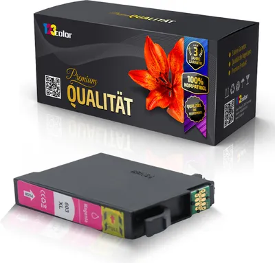 Produktbild von Kompatible Tintenpatrone für Epson WorkForce WF2810 DWF WorkForce WF2830 WorkForce WF2835 DWF WorkForce WF2850 DWF 603XL C13T03A34010 603 603 XL Rot Magenta - Color Plus Serie