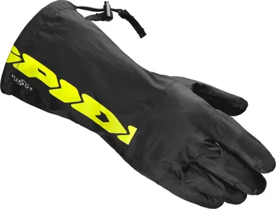 Produktbild von Spidi Overgloves wasserdichte Regen Überziehhandschuhe, schwarz/gelb, M