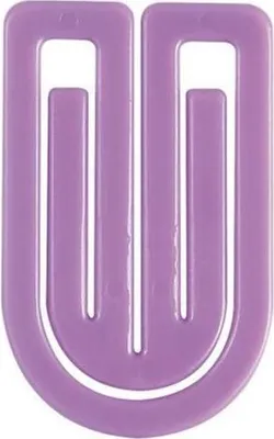 Produktbild von Büroklammern King Klip 27mm VE=100 Stück violett