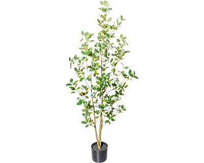 Produktbild von Kunstpflanze Ficus Ginseng Höhe: 130 cm grün