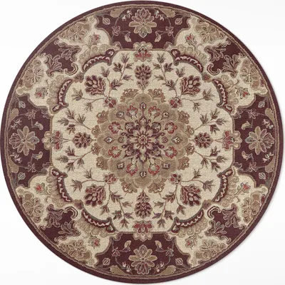 Produktbild von Florale Vintage-Komposition– Vinyl Küchenteppich – fi 80cm – Rutschfest, pflegeleicht & langlebig