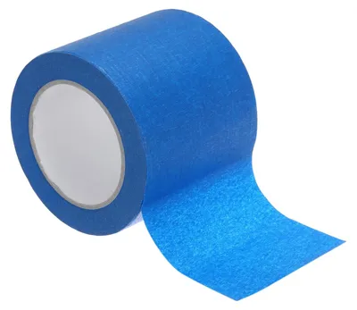 Image de Omgoods - Ruban adhésif en papier, 50 m x 7,5 cm, couleur bleu