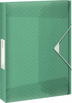 Produktbild von Esselte 626260, Konventioneller Dateiordner, A4, Polypropylen (PP), Grün, Landschaftsportrait, 200 Blätter