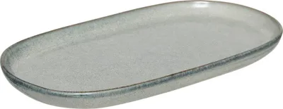 Produktbild von Platte "terre inconnue" aus grüner keramik 30x18cm - SG Secret de Gourmet