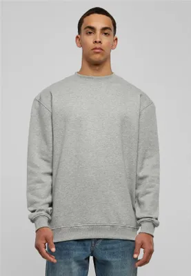 Produktbild von Urban Classics TB014E | Herren Crewneck Sweatshirt - Farbe: Grey - Größe: L