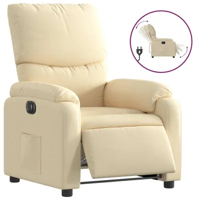Produktbild von Relaxsessel Elektrisch Creme Stoff