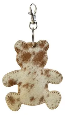 Obrázok produktu pre Kľúčenka Mars & More, medvedík, hnedá, 10 cm (materiál: hovädzia koža)
