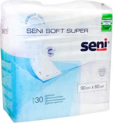 Produktbild von Podkłady Seni Soft Super 90 x 60 30 sztuk